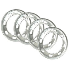 Empi 9553 Aluminum Beauty Rings For Early Vw 15 Wheels 1949-1965 Set Of 4