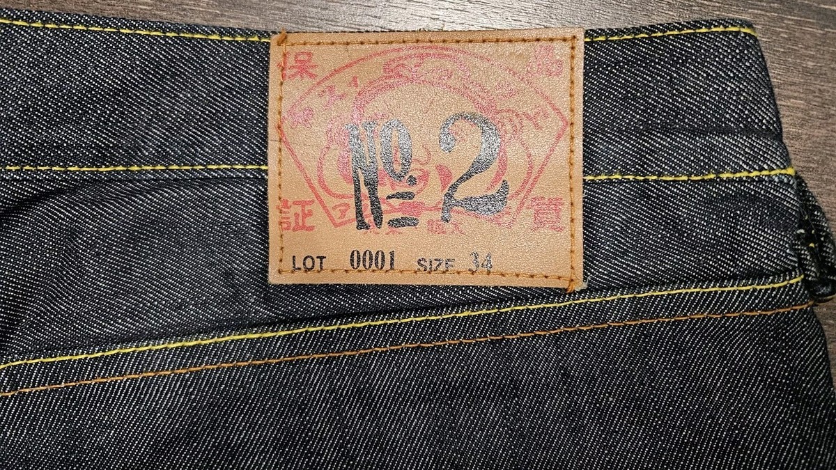 Evisu Diacock Double Sided Orange Made In Japan Vintage 2002 Mens
