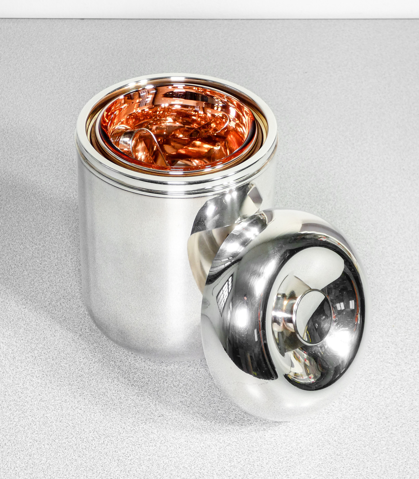 ⚜️ Weinkühler Design Macabò Vase Eisschale Silver Plated Versilbert Silber