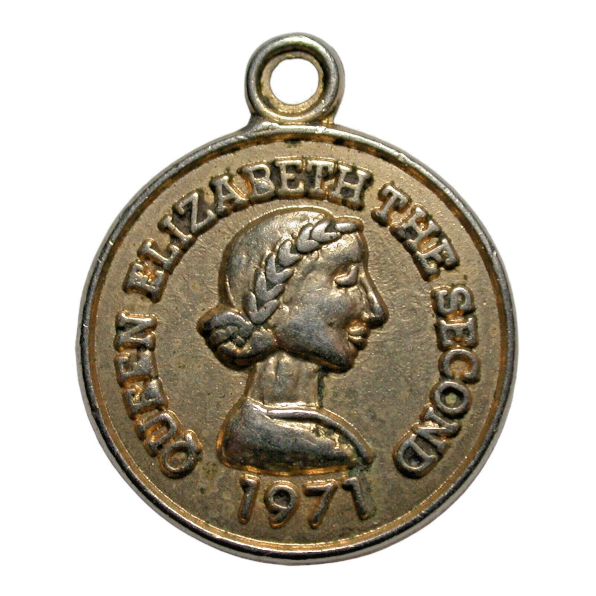 France 1971 Queen Elizabeth The Second 15mm Medal | eBay