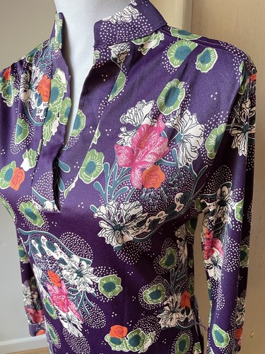 Vintage Dress Floral Bellino Fit Modern 10 12 - Picture 2 of 11