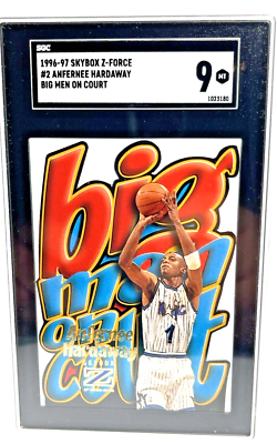 1996-97 Skybox Z Force - Big Men on Court Anfernee Hardaway #2 for