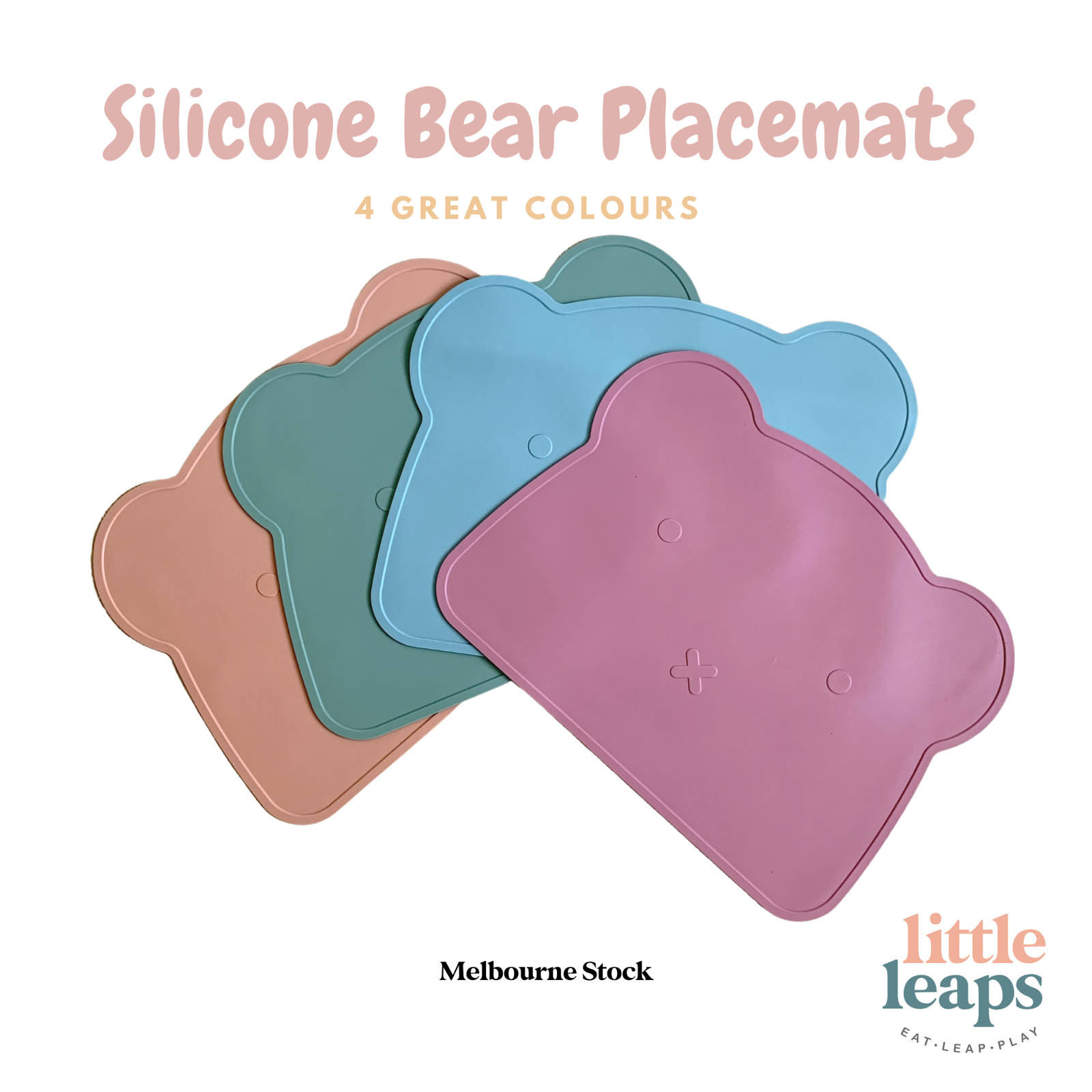 Silicone BEAR Baby Placemat BPA Free Table Place Mat Mess Free F