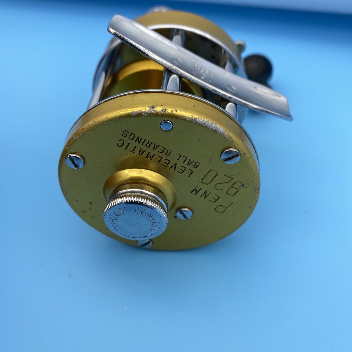 PENN 920 LEVELMATIC BALL BEARINGS FISHING REEL - MADE IN USA