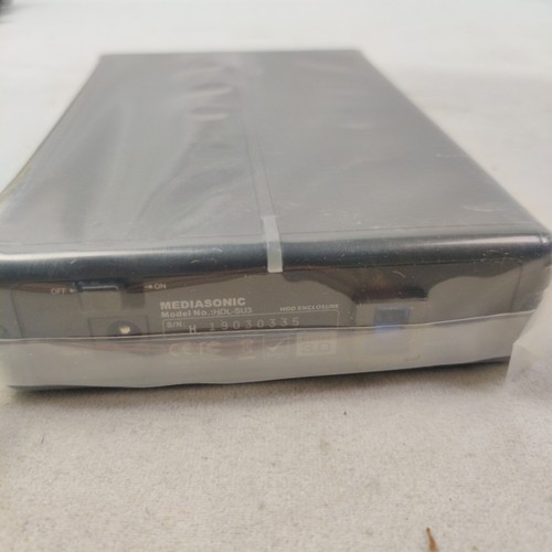 Mediasonic Probox HDL-SU3 Noir USB 3.0 SuperSpeed Portable 3,5" SATA SANS CORDONS - Photo 2/4