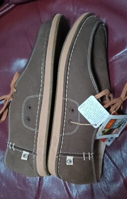 Ocean Minded Shoes Brown Suede Hemp Canvas Organic Hand  display picture 3