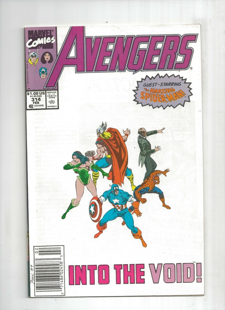 AVENGERS #314 #315 #316 Spider-man Joins Infinity War, VF