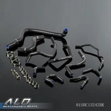 Fit For 90-93 Honda Accord CB7 F22A F20A Silicone Radiator Heater Hose Kit Black