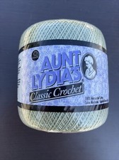 2 Lot - NEW IN PKG - Aunt Lydia's Classic Crochet Thread/Size 10/Color 661/350 Y