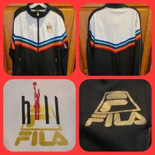 VTG Rare Grant HILL X FILA Basketball Full Tracksuit BBOY Streetwear XL