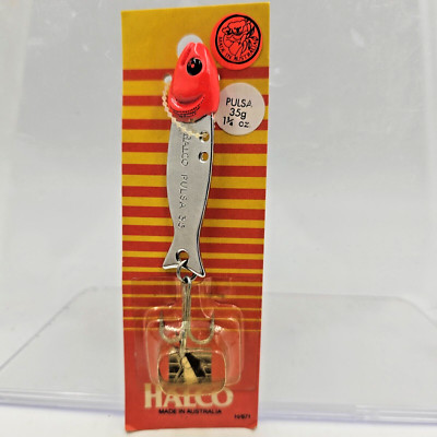Vtg Casting Vibrating Jigging Trolling Halco Pulsa 1 1/4'' Well Made Metal Spoon