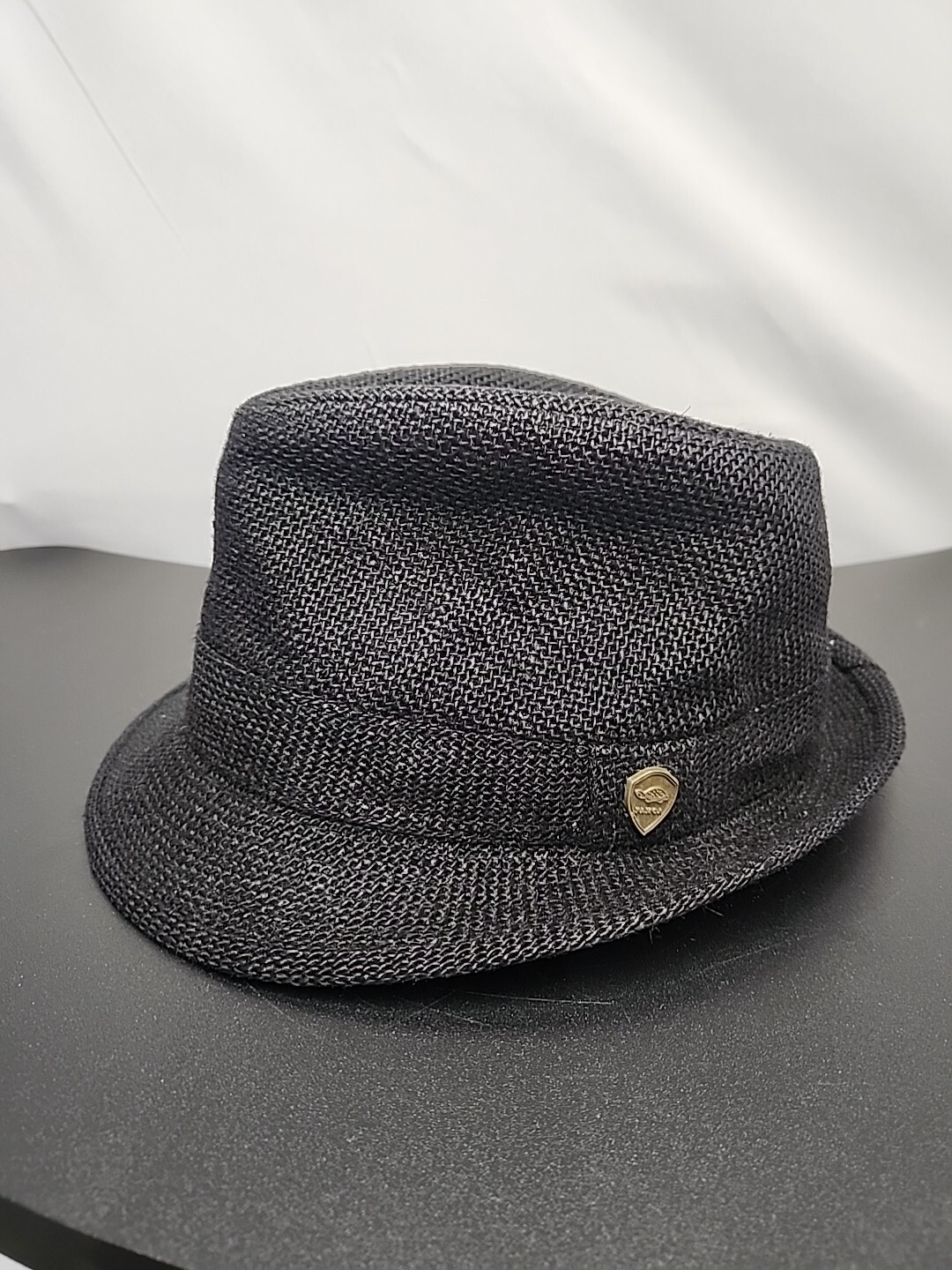 Fedora Pamoa Unisex Black Fedora L/XL 100% Linen-image