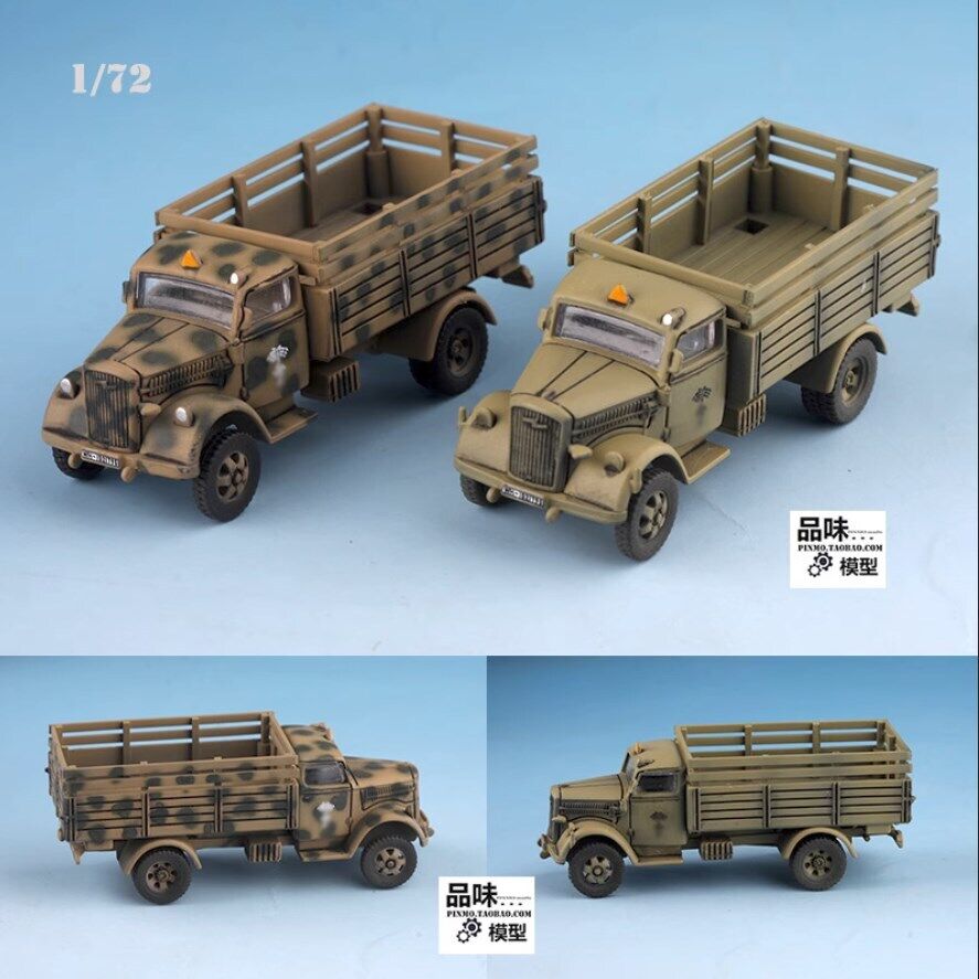 1/72 WWII German Opel Truck High Fence Hopper Desert Color 1/72 WWII German Opel Truck High Fence Hopper Desert Color