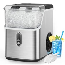 Totnz Nugget Countertop Ice Maker Chewable Pellet Ice Machine with 35lbs for