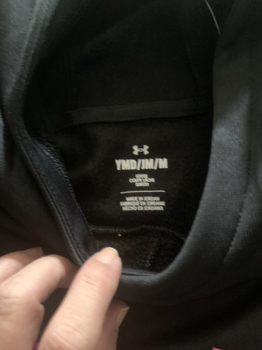 Girls Under Armour Fleece Hoodie Size Youth M - Picture 4 of 6