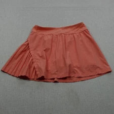 Xersion Skort Women M Salmon Pink Pleated Preppy Tennis Golf Outdoor Performance