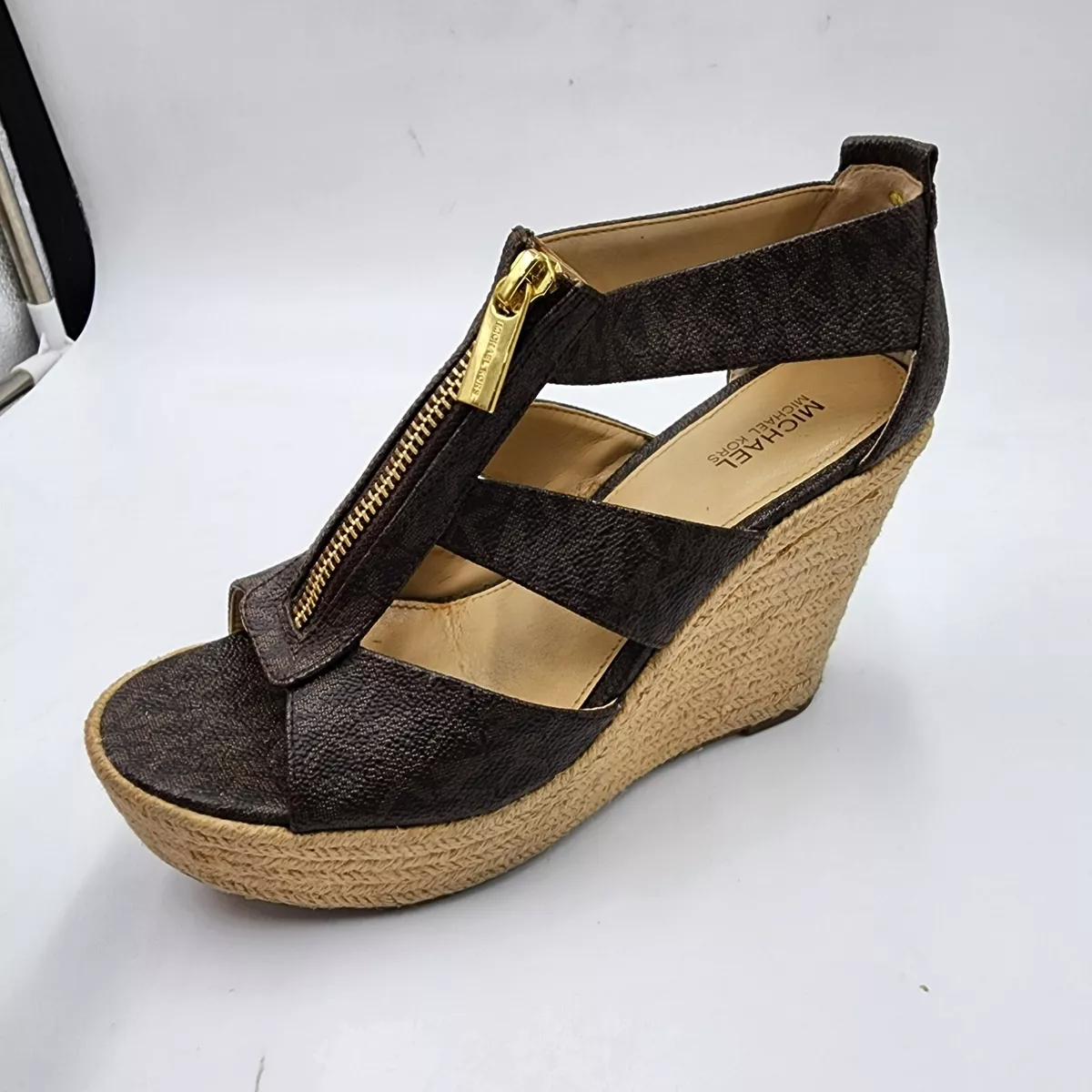 Klapki MICHAEL Michael Kors Hampton Mid Sandal 40S3HMMS1A Black  Czarne klapki  damskie MICHAEL Michael Kors bez wzorów ze skóry bez obcasa Za 46999  zł  Klapki damskie  Obuwie damskie 