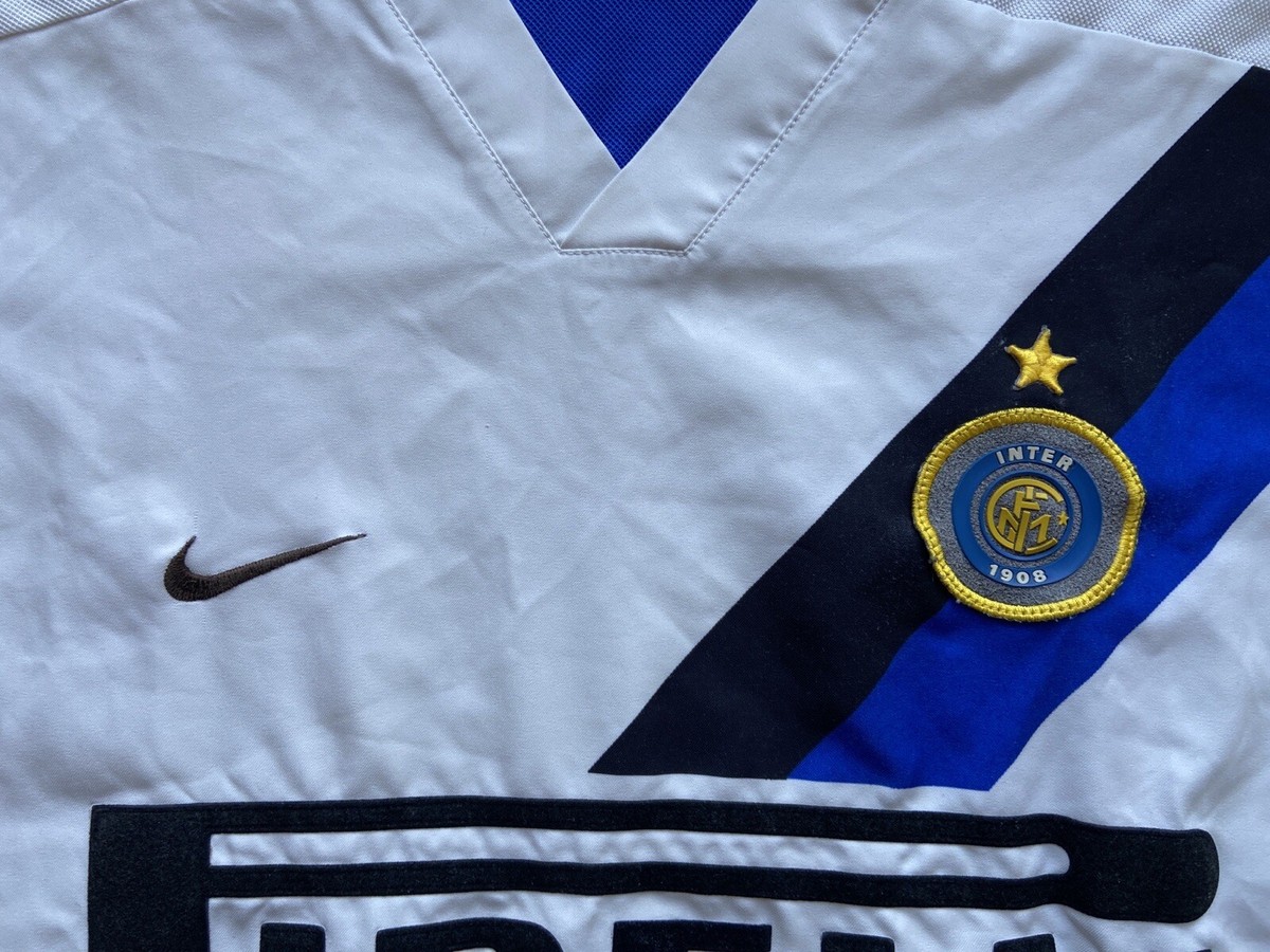 INTER MILAN 2002 2003 AWAY FOOTBALL SHIRT SOCCER JERSEY NIKE sz XL