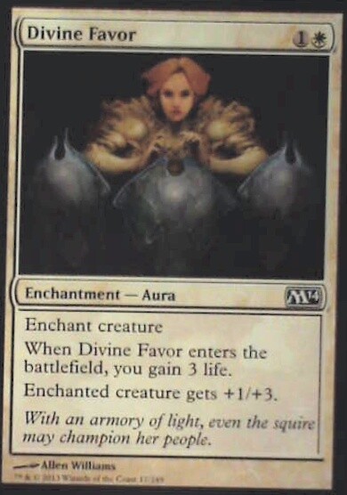 Divine Favor - Magic 2014 (M14): #17, Magic: The Gathering Nm R130