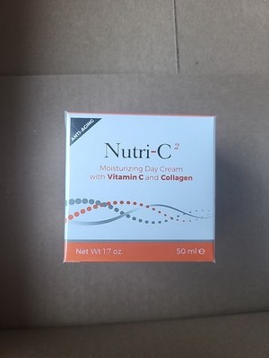 Nutri C Nourishing Day Cream Vitamin C Collagen Anti Aging 1.7 oz  NEW