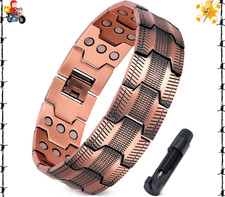 Copper Bracelet for Men, 3X Strength Magnetic Bracelets for Men