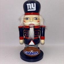 New York Giants Nutcracker Football Christmas Figurine