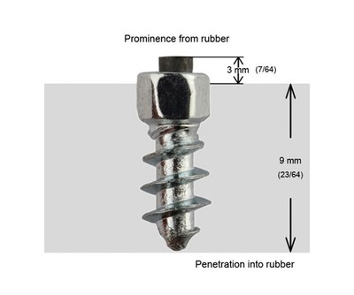 Igrip - St-1124 - 11Mm Standard Screw Studs Qty 24