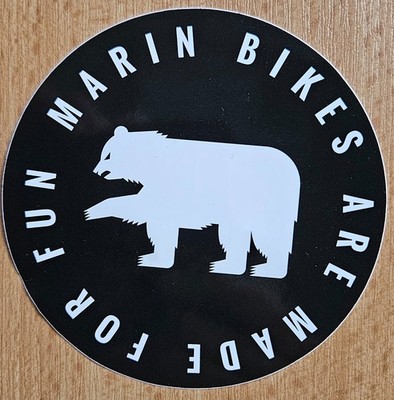 Marin Bikes Aufkleber Sticker NEU Rift Zone Gravel Mountain Bär Fully Gestalt