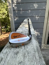 Orange Whip 56* Left-Hand Wedge Golf Short Game Training Aid Excellent Condition