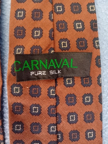 Vintage Silk Tie Carnaval. - Picture 7 of 8