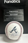 New ListingMatt Olson 2025 Fanatics Under Wraps Autographed Atlanta Braves Baseball