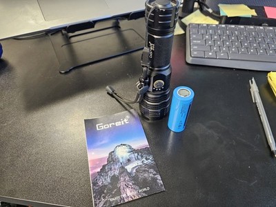 Flashlights LED High Lumens Rechargeable, Goreit 20,000 Lumens