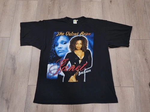 Janet Jackson The Velvet Rope Together Again G 1990s vintage concert t-shirt, vintage, size XXL, single stitch, B+ condition