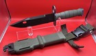 Ontario Knife Company M9 Combat Bayonet Black Clip Point Steel w/ Sheath 1986 — photo 1