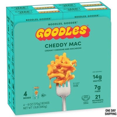 GOODLES Cheddy Mac & Cheese, 6 oz. 4 pk.