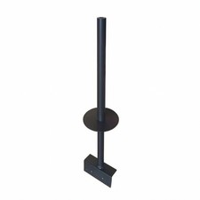 Roll-Bag Holder Bracket Counter-Mount for Checkout Lanes