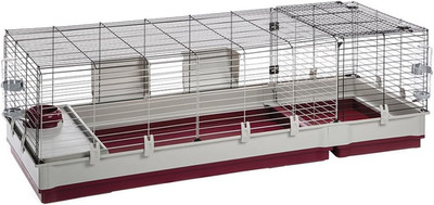Krolik XXL Rabbit Cage W/Wire Extension | Rabbit Cage Includes All Accessories &