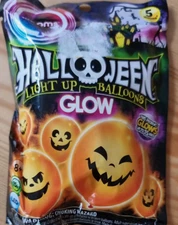 ILLOOMS Halloween Light Up Balloons 5 In a Pack Glows Up To 15hrs  Led