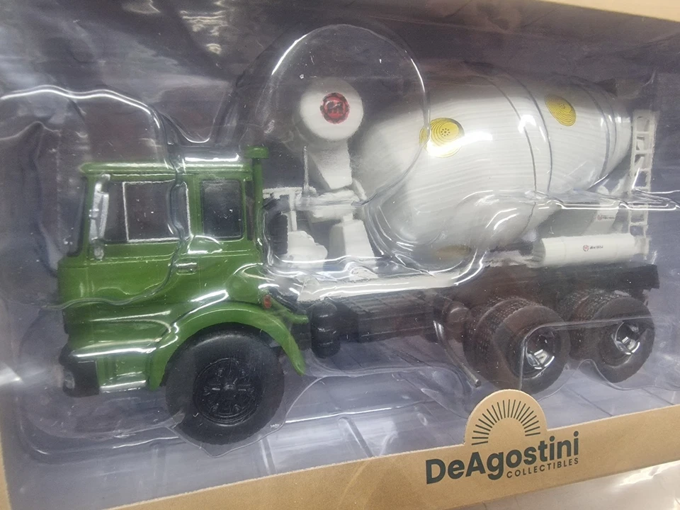 Camion D'epoca Vintage Trucks N84 Fiat 697 NP Italia 1969 Betoniera, 1:43 Nuovo - Immagine 2 di 3