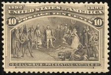 US Stamps # 237 Columbian MNH VF Mint State Scott Value $265.00