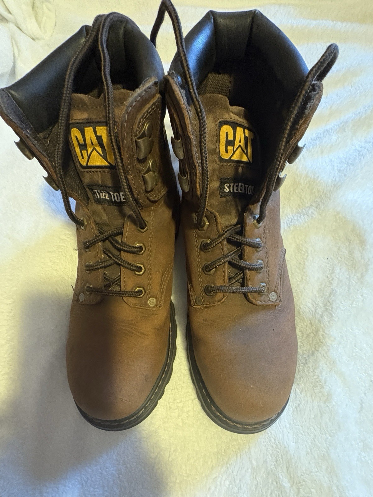 Second Shift Steel Toe Work Boots � Us 9, Brown