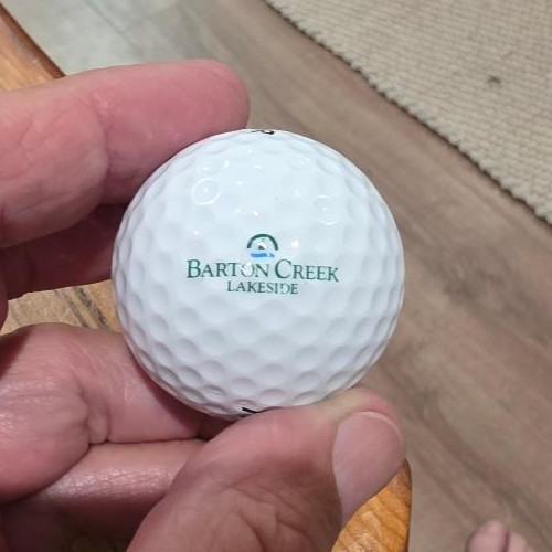 BARTON CREEK LAKESIDE CC Golf Ball PINNACLE  332 SPICEWOOD TEXAS by LAKE TRAVIS