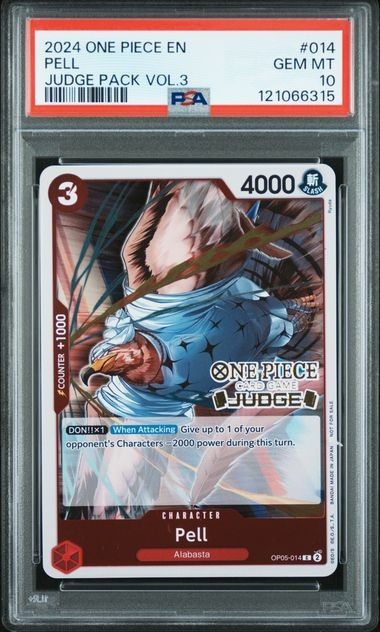 One Piece PELL JUDGE Card Judge Pack Vol.3 PSA 10 GEM MINT | eBay