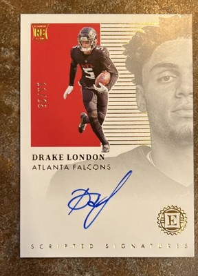 2022 Panini Encased - Scripted Signatures Drake London #SS-6 /99 (AU, RC)