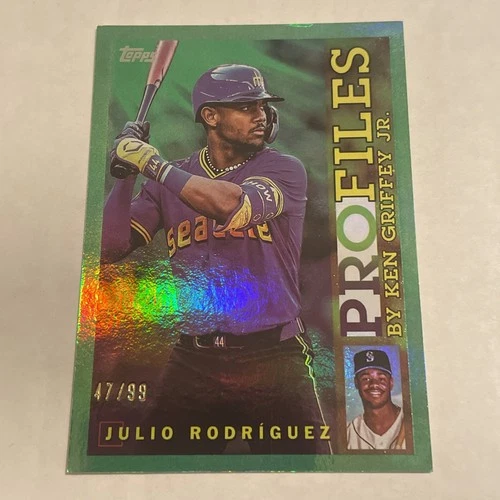 2026 Topps Series 1 Julio Rodríguez Green Foil (RAW)