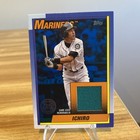 2025 Topps Chrome 1990 Topps Baseball Relic Ichiro Suzuki T90R-I Blue /150
