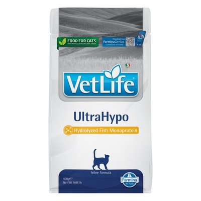 Farmina Vet Life Natural Diet Cat Ultrahypo 400g Trockenfutter für Katzen