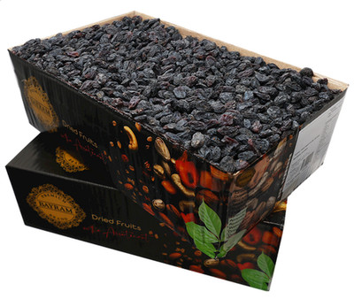 Dried BLACK RAISIN 5 kg BAYRAM DRY FRUITS Kosher  Made in Uzbekistan