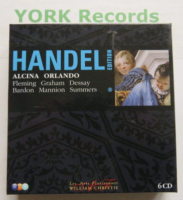 HANDEL - Alcina / Orlando CHRISTIE Les arts Florissants - Ex Con 6 CD Set WCJ