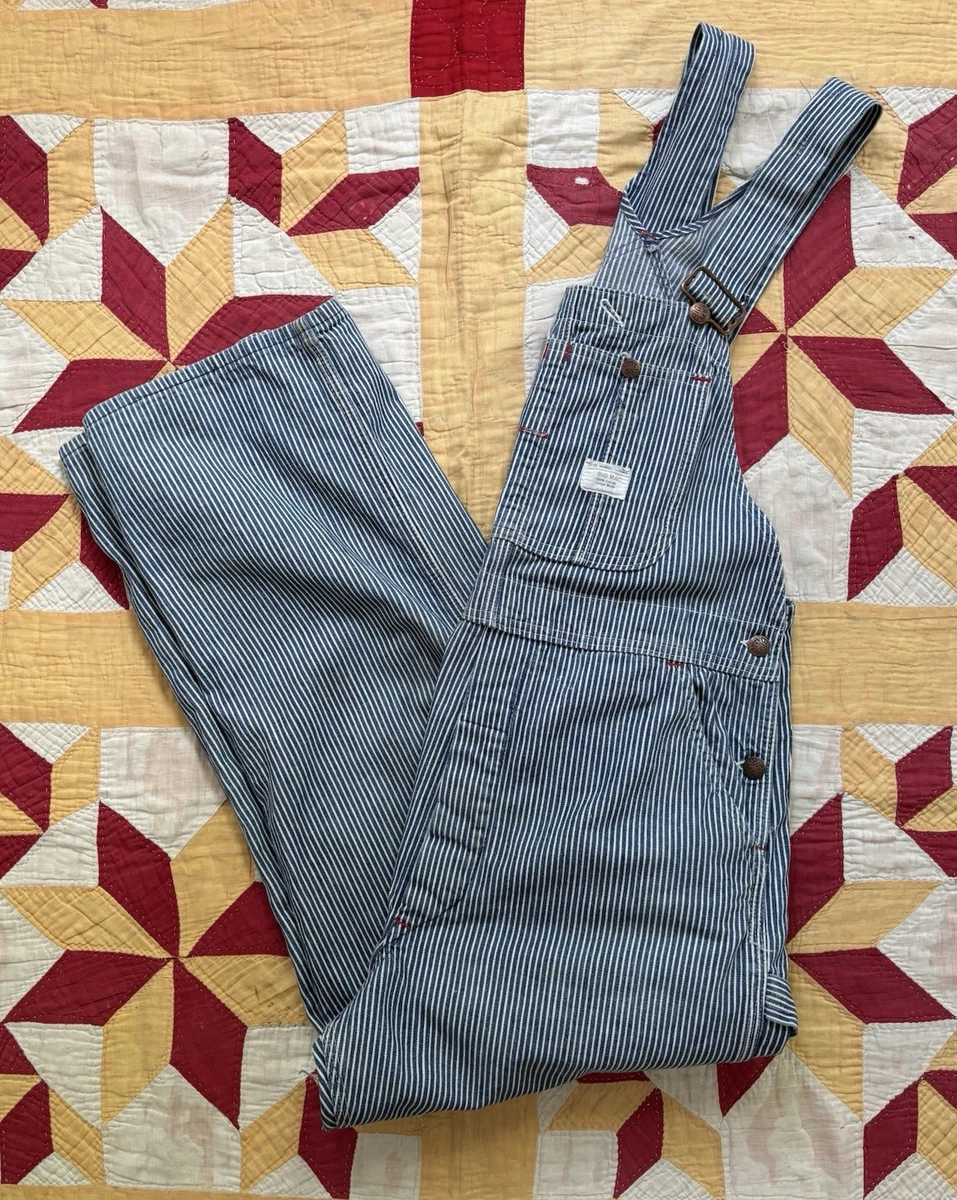 Hickory Stripe Overalls In Men's Vintage Jeans for sale | eBay